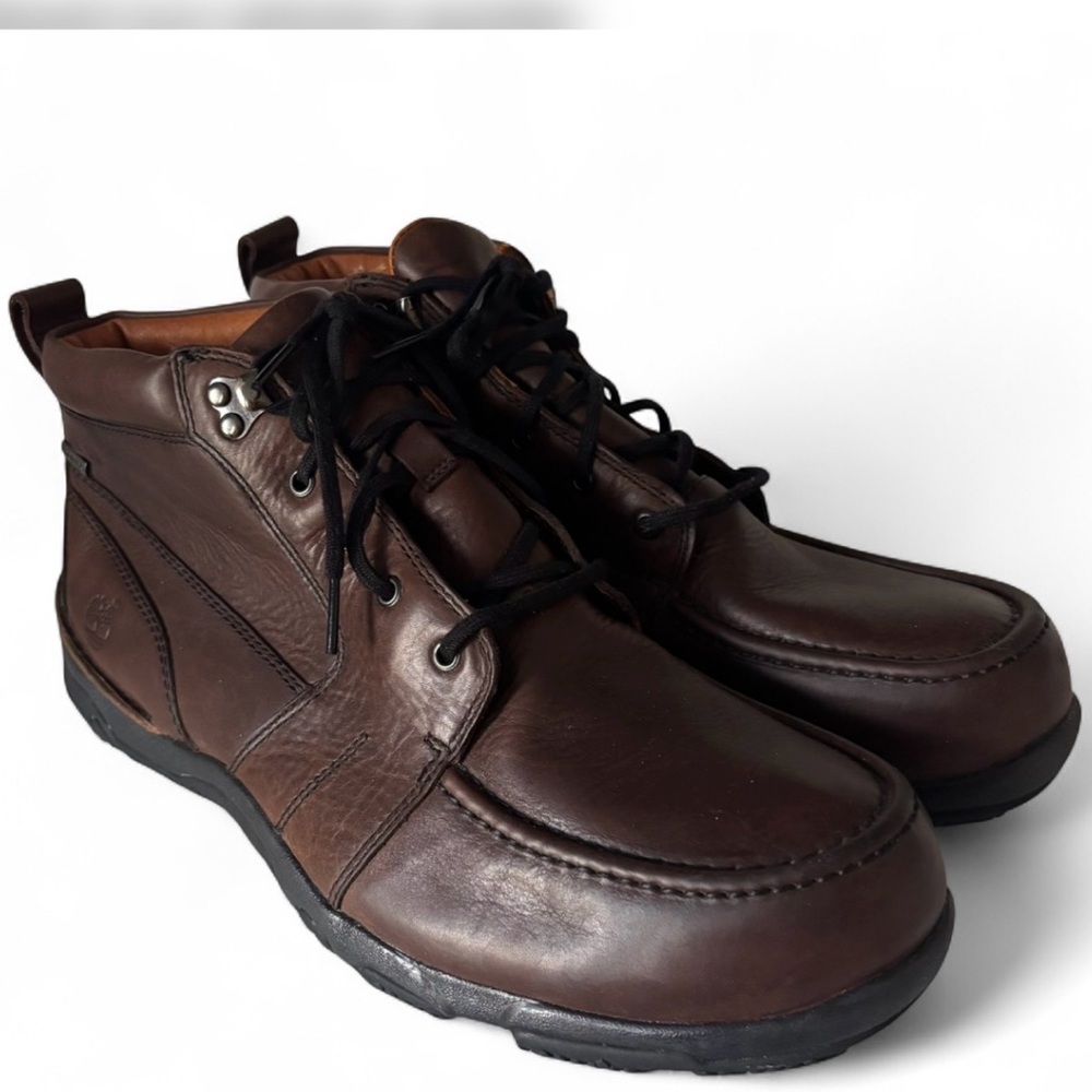 Timberland Men's Gore-Tex Waterproof Chukka Boots Brown Leather Size 13-13.5
